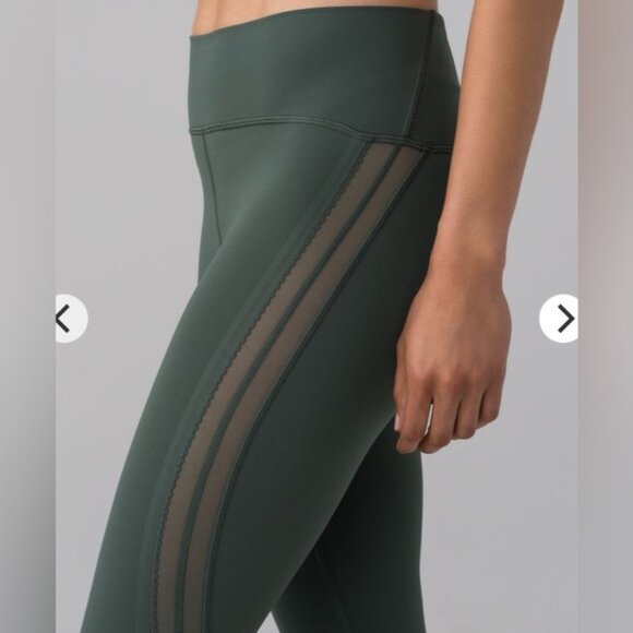 Lululemon Sun Setter Crop (17”)Dark Forest - Picture 3 of 12